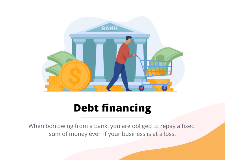 Debt - financing Most popular financing options